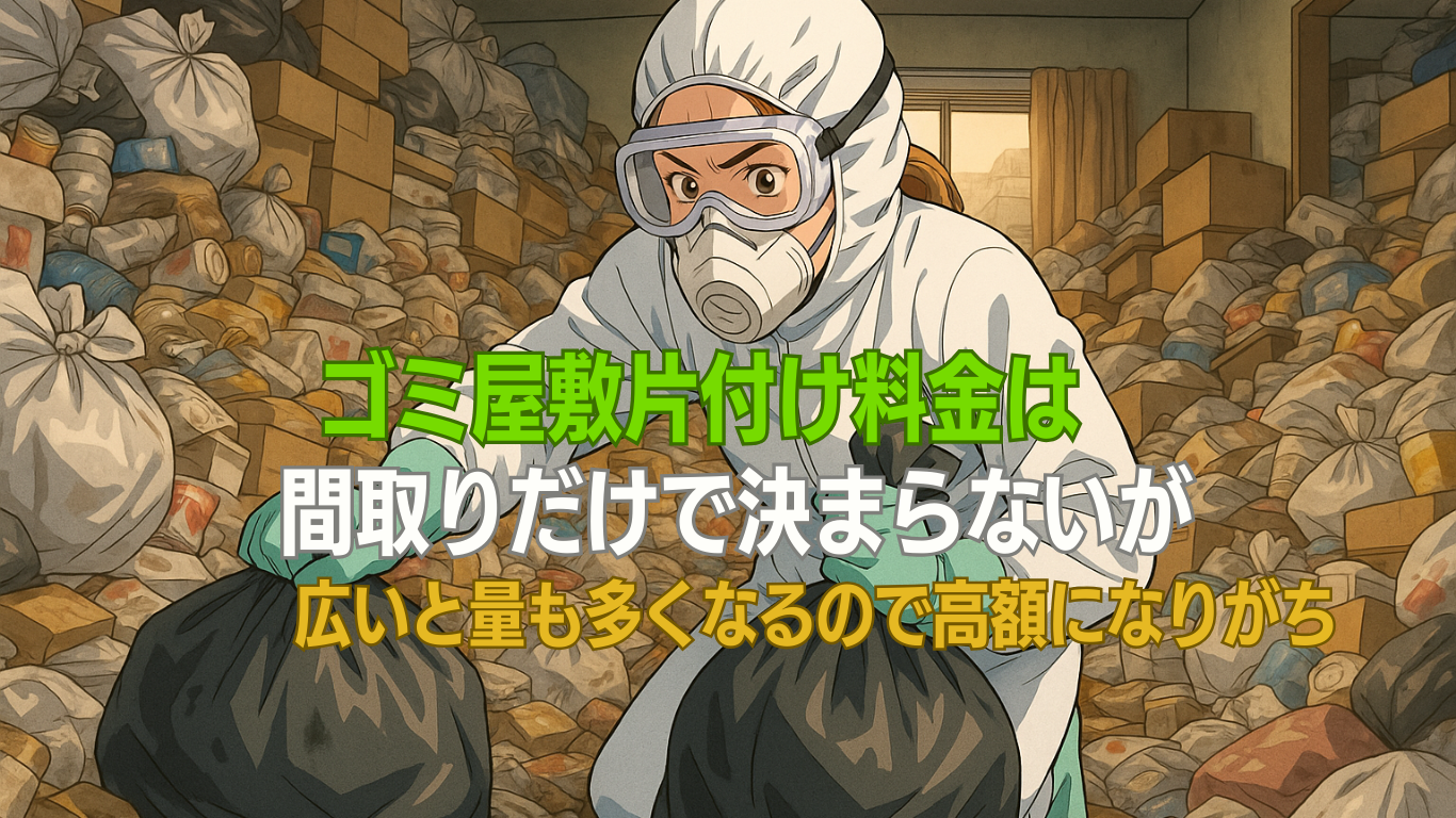 3LDKのゴミ屋敷片付け