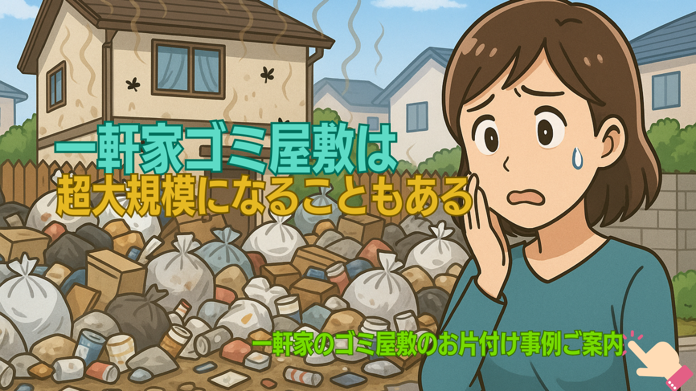 一軒家のゴミ屋敷片付け
