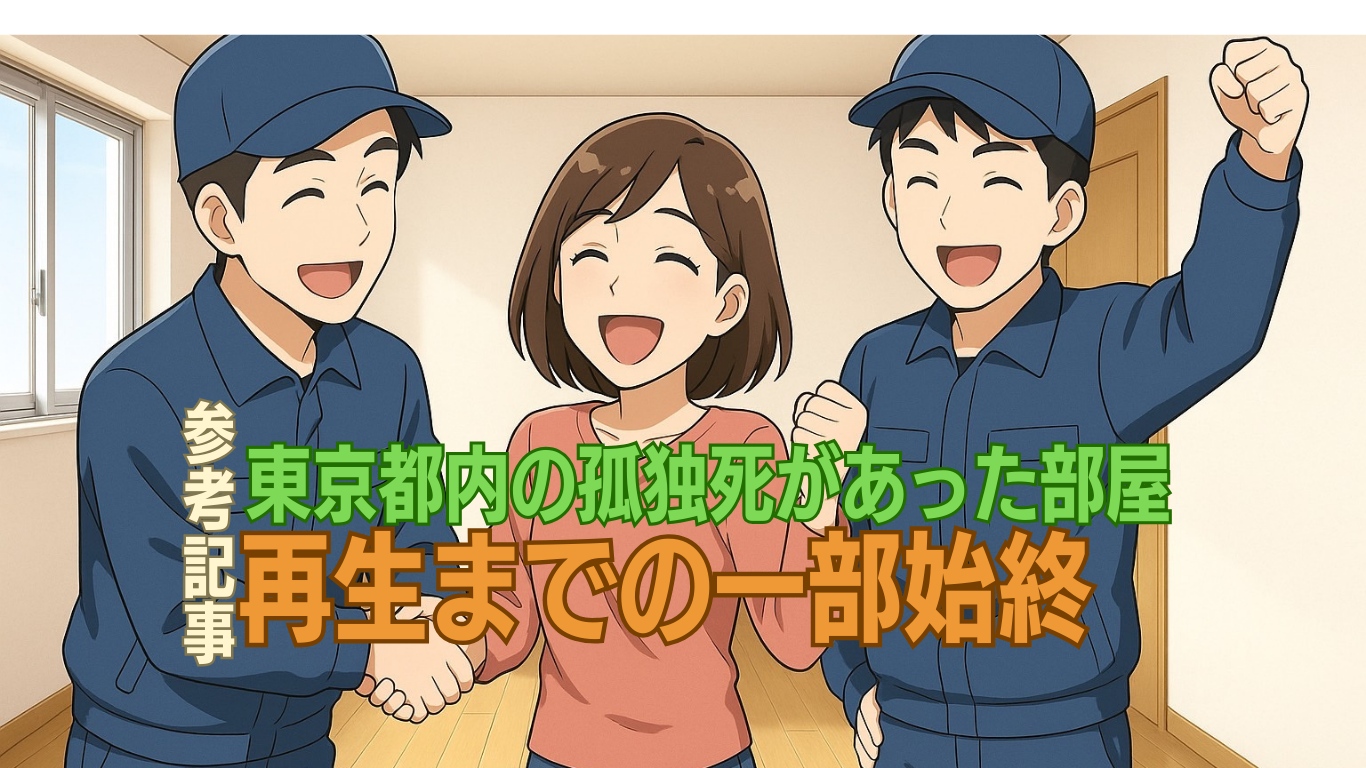 東京都葛飾区の孤独死部屋、特殊清掃から事故物件再生レポート