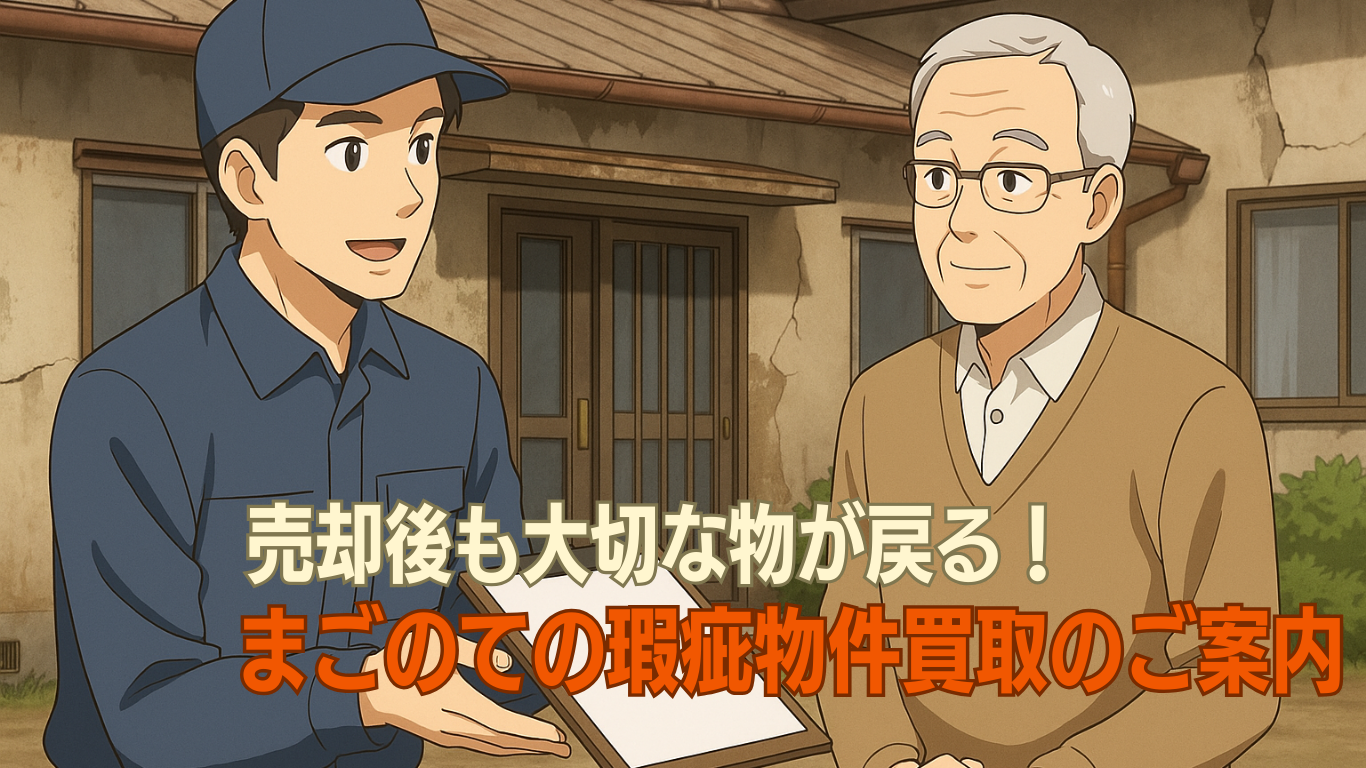 遺品が手元に戻る！事故物件買取サービス