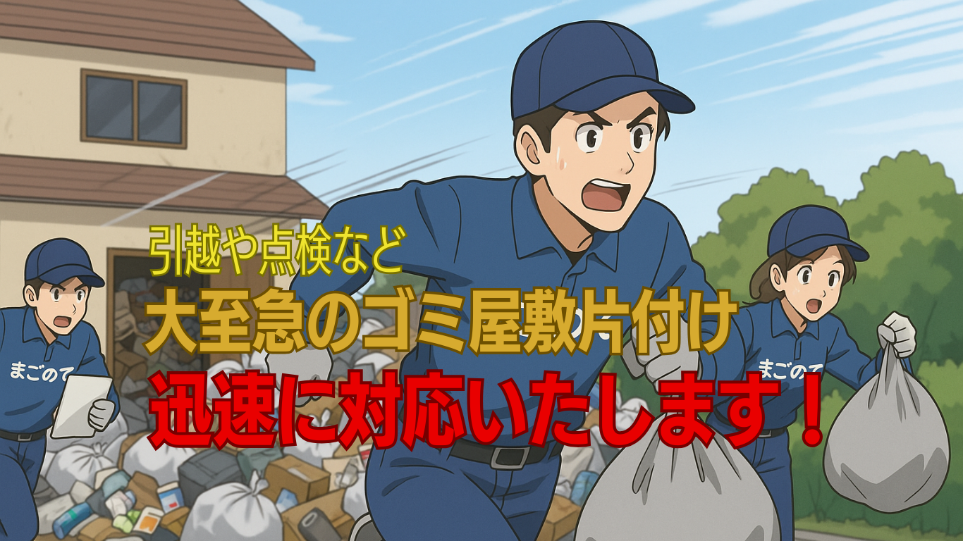 東京のゴミ屋敷片付け大至急
