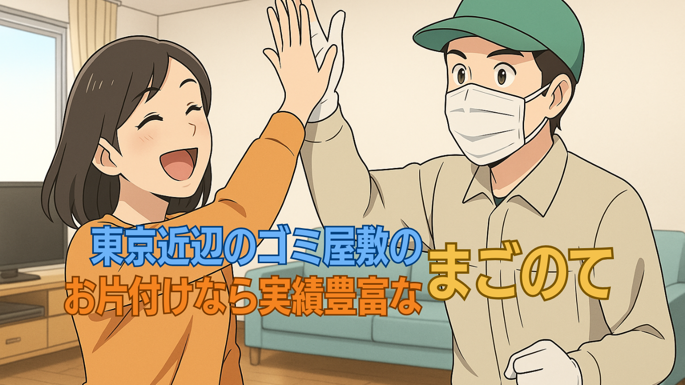 東京のゴミ屋敷片付けなら実績豊富なまごのて
