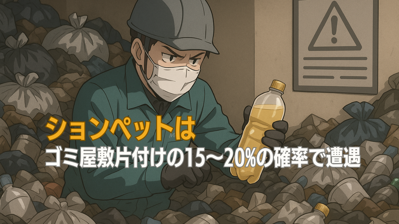 ションペットはゴミ屋敷にはつきもの