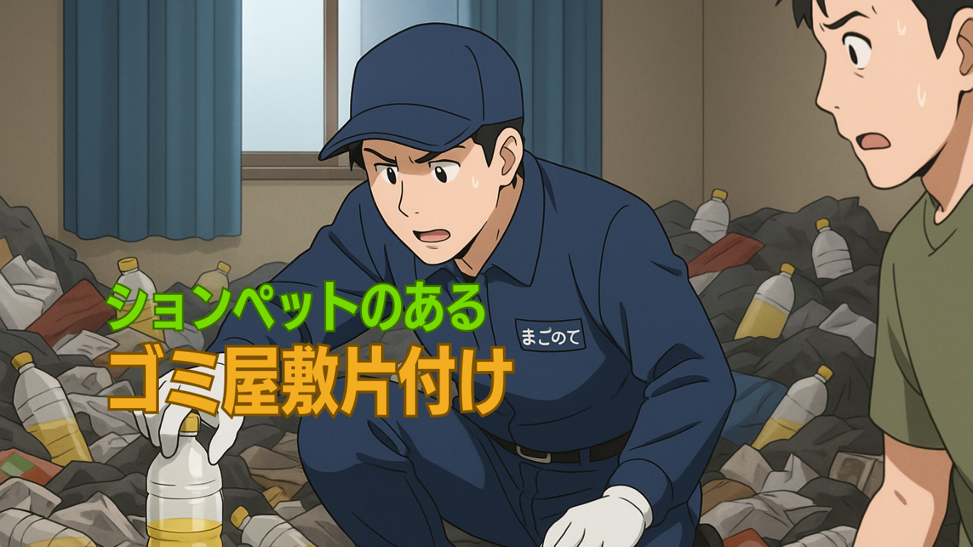 ションペットのある汚部屋