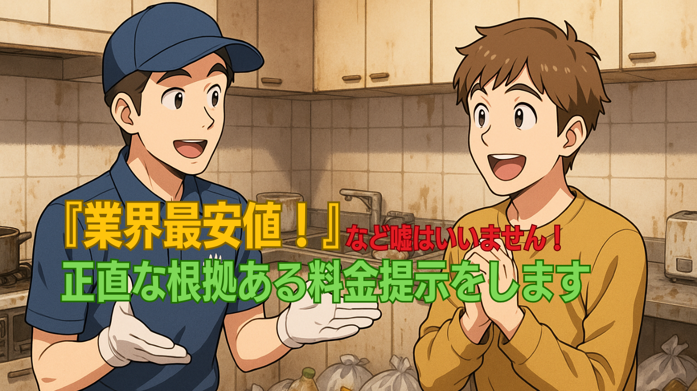 業界最安値などの嘘は言わないまごのて