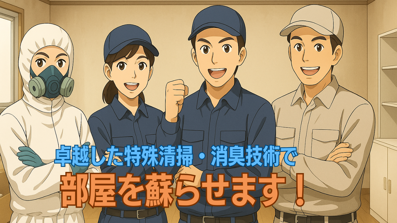 卓越した技術で事故物件を再生します