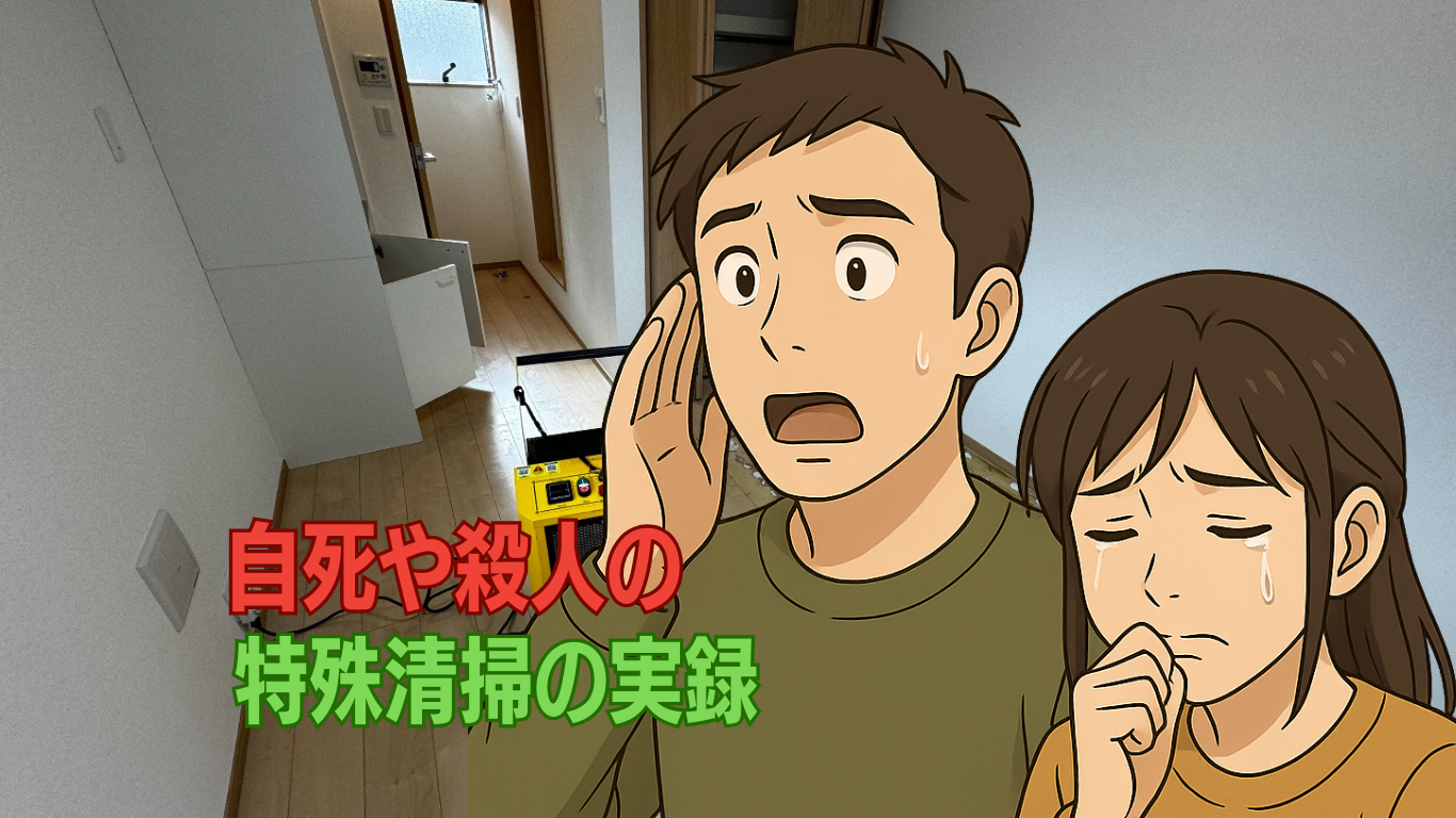 自殺や殺人事件の特殊清掃の実録