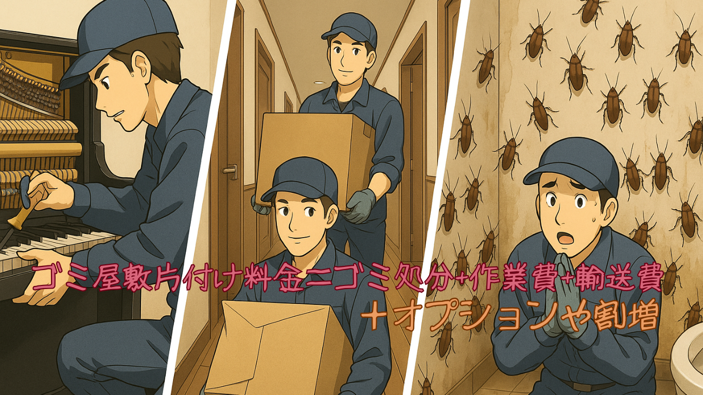 ゴミ屋敷片付け割増やオプション料金