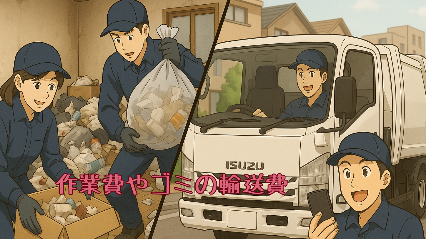 ゴミ屋敷片付け料金決定要因【人件費】