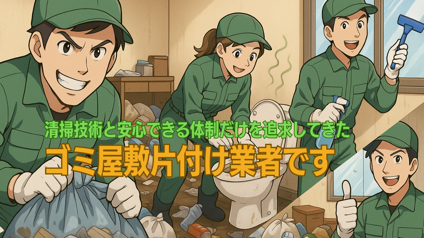 安心安全なゴミ屋敷片付け業者まごのて