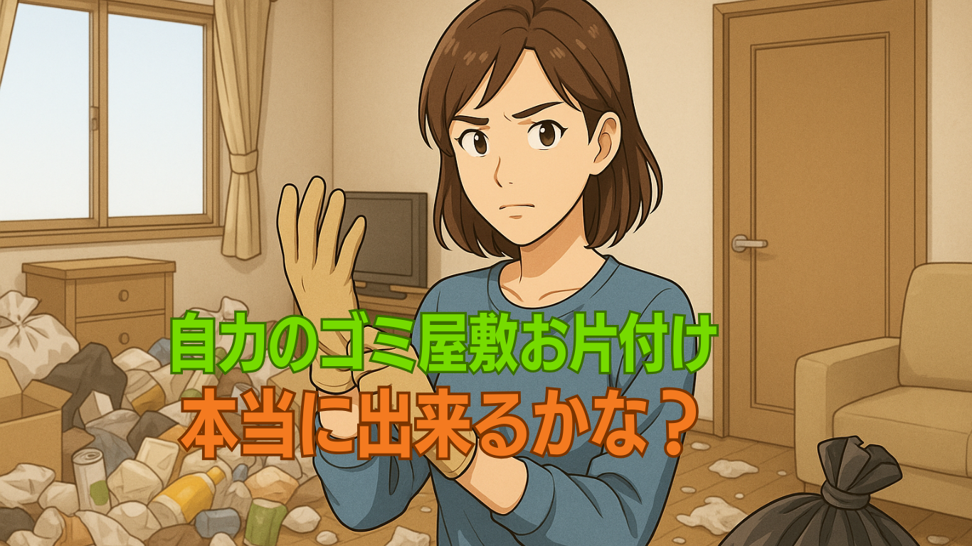 自力のゴミ屋敷のお片付けについて