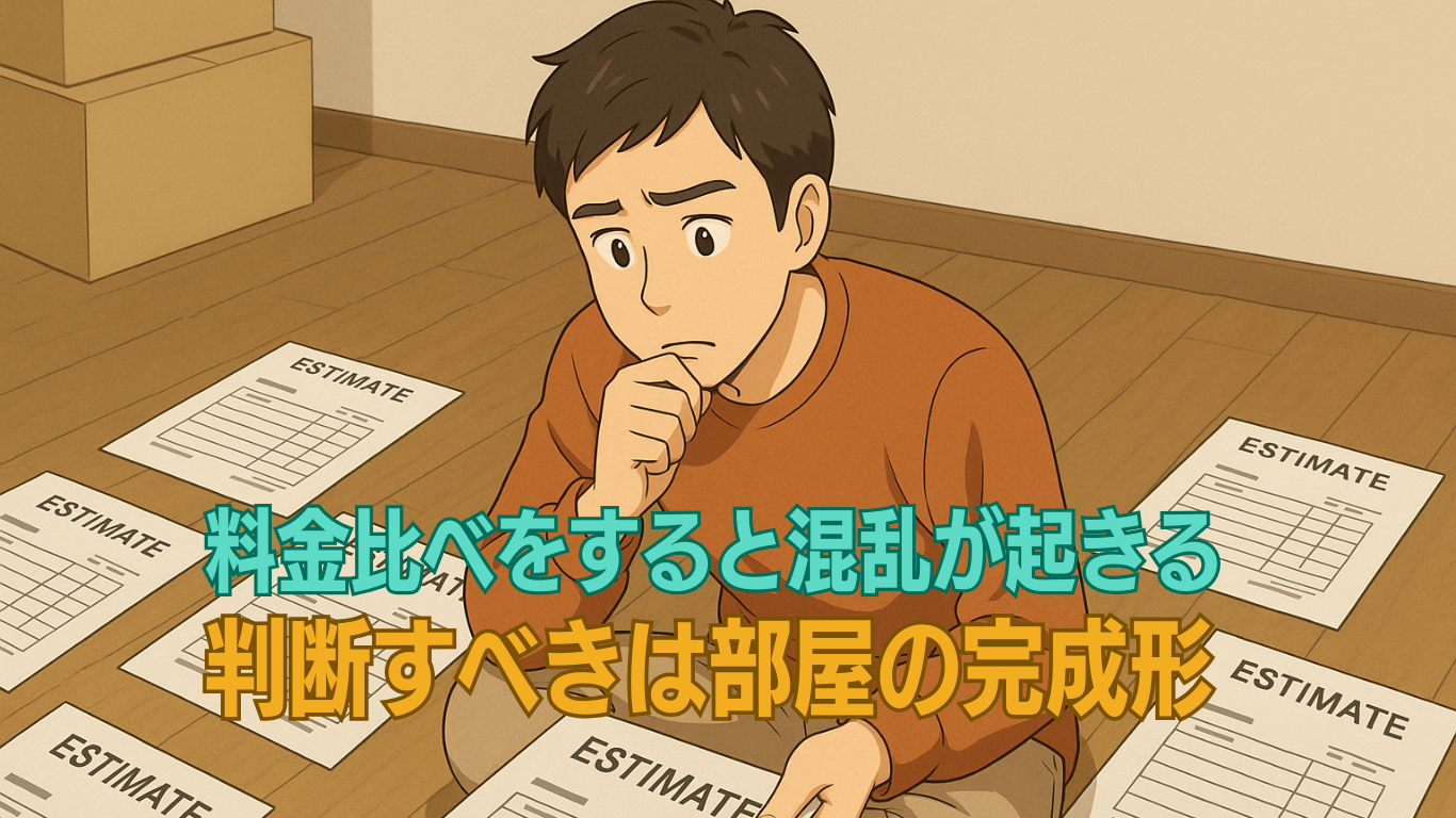 ゴミ屋敷片付け業者の見積もりで見るべき材料