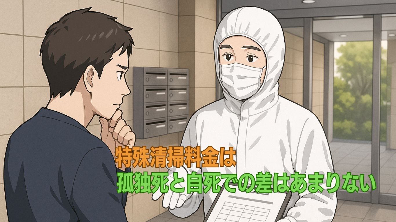 自殺の特殊清掃料金