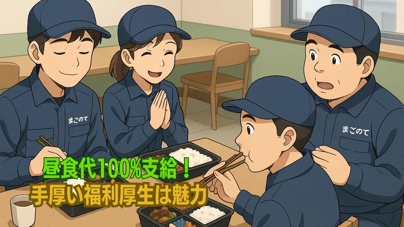 まごのては手厚い福利厚生