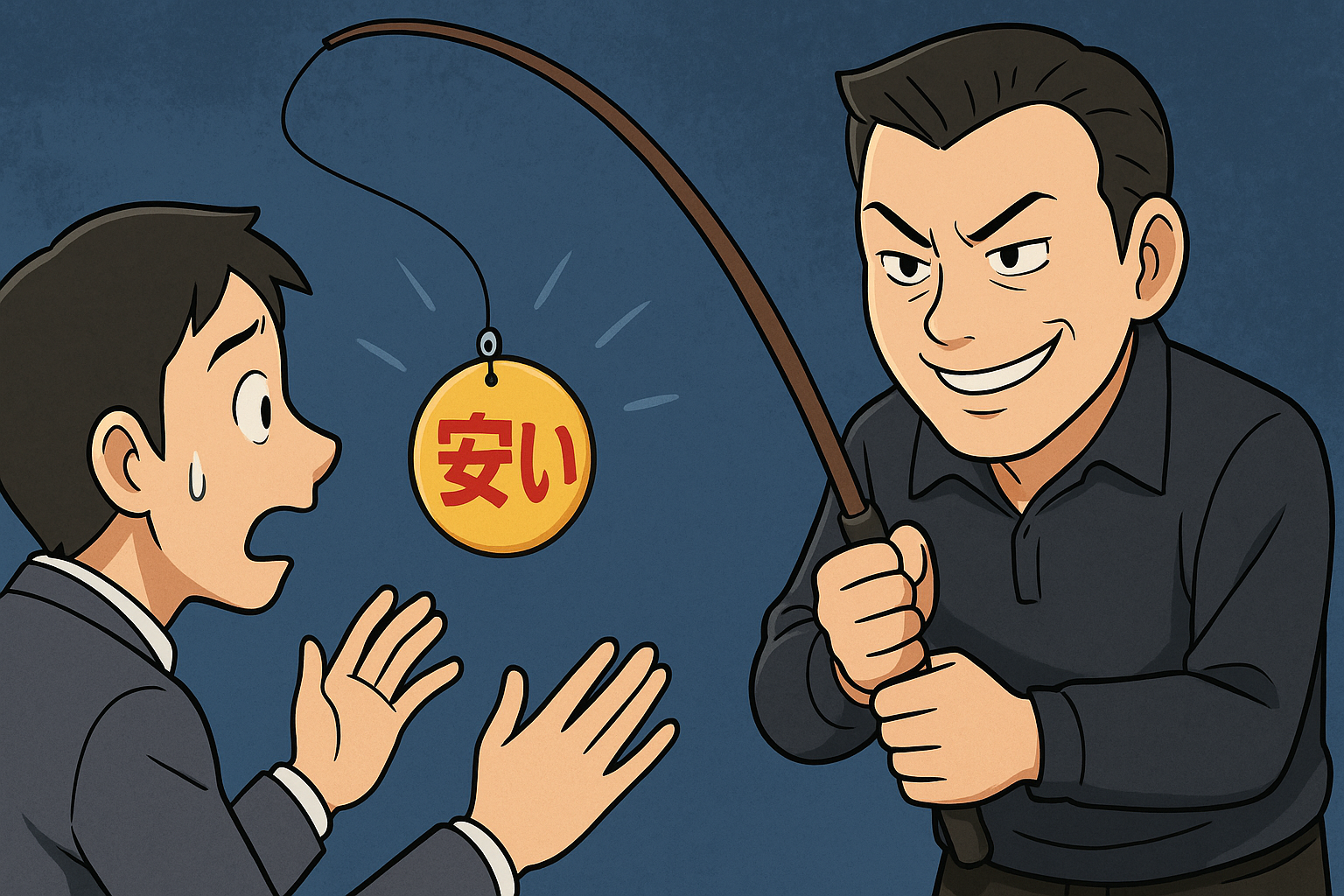 情弱客を釣る悪徳業者