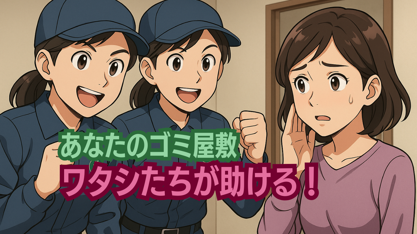 あなたのゴミ屋敷はワタシが助ける