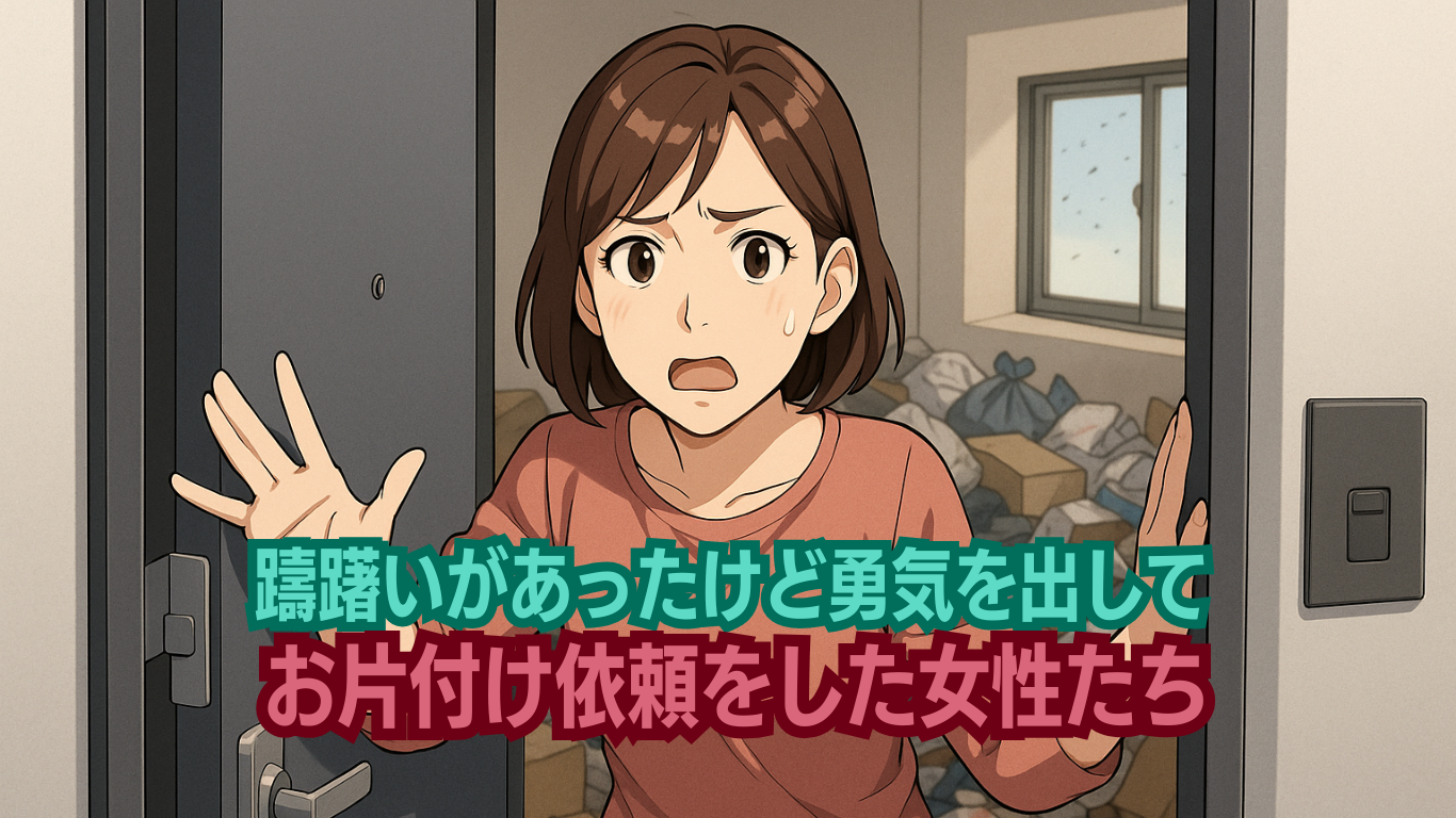 女子のゴミ屋敷は私たちが助ける