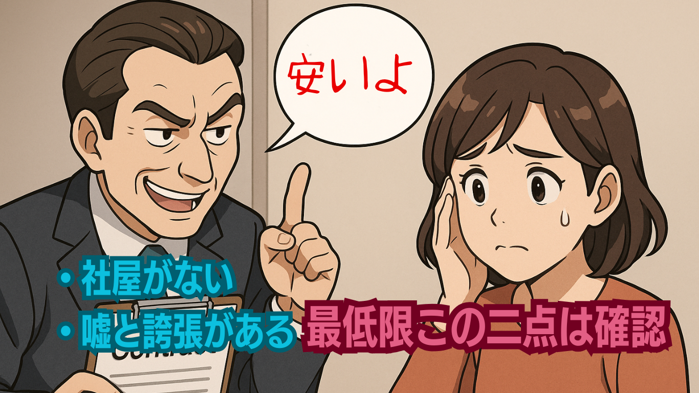 嘘つきゴミ屋敷片付け業者はやめる