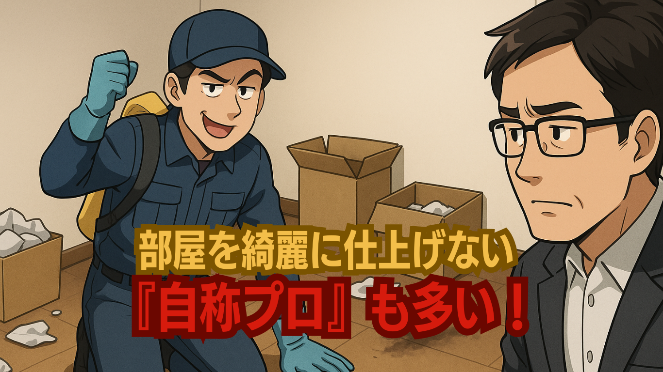 部屋が綺麗にならない自称ゴミ屋敷片付けのプロ