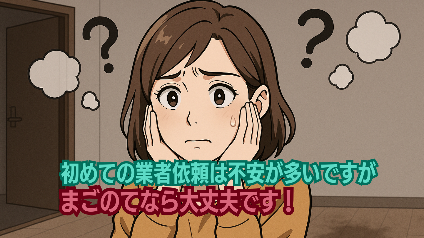 業者依頼の不安を事前に払拭するまごのて