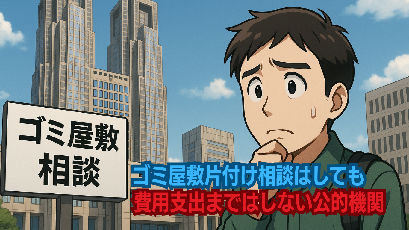 ゴミ屋敷で困ったら役所に相談は嘘