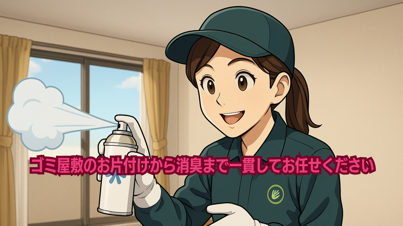 ゴミ屋敷片付けから消臭まで一貫施工のまごのて
