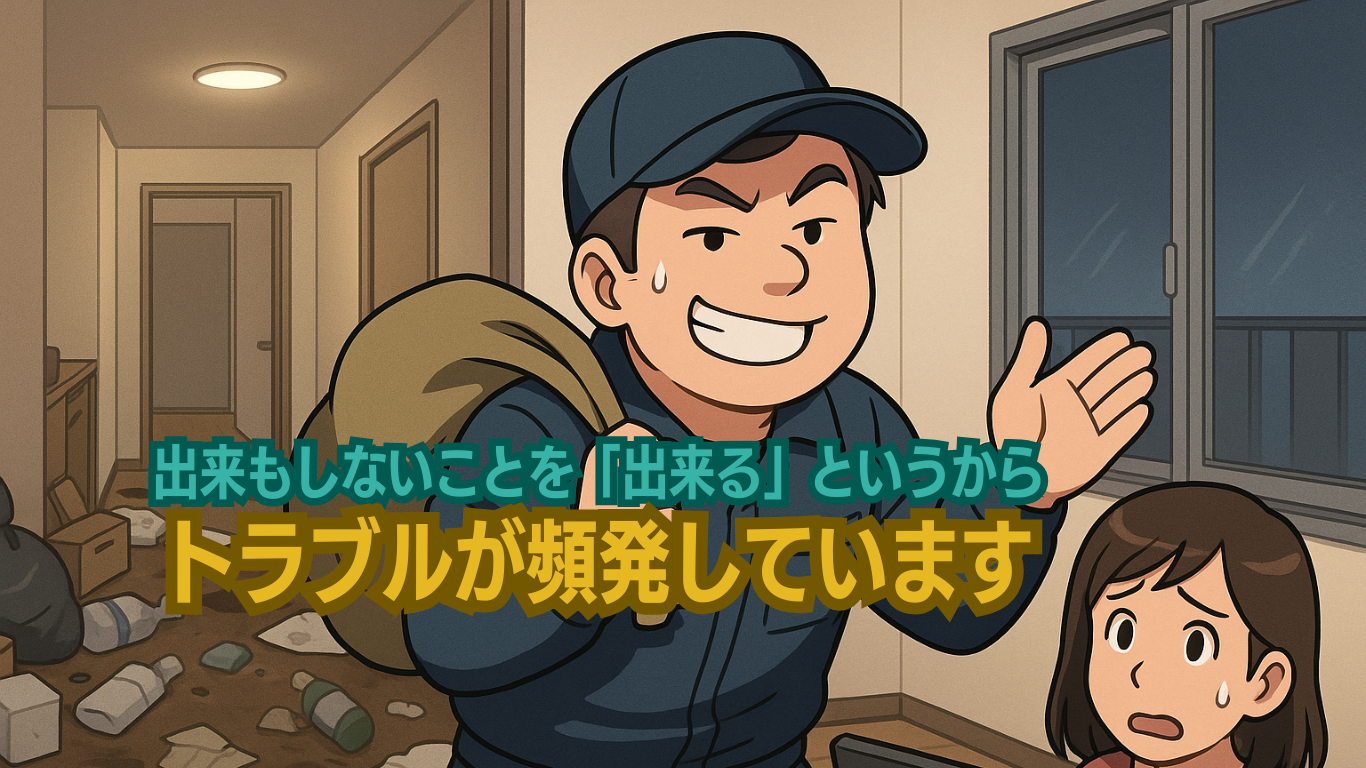 トラブルだらけのゴミ屋敷片付け業界
