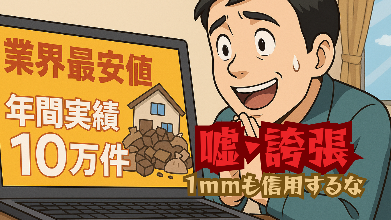 ゴミ屋敷専門パートナーズに騙された