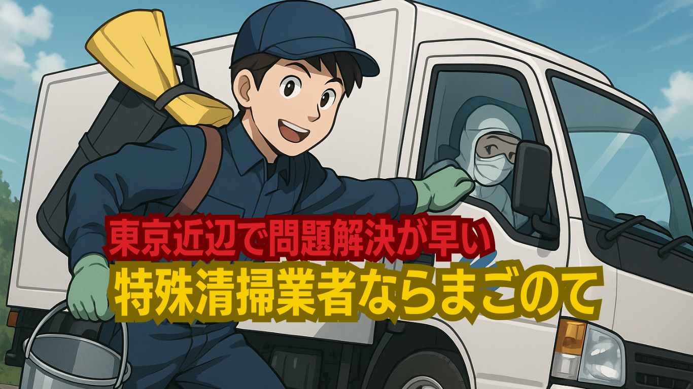 問題解決が早い特殊清掃業者ならまごのて
