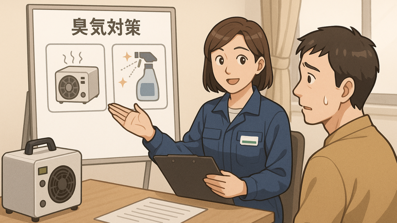 部屋の消臭重要ポイント