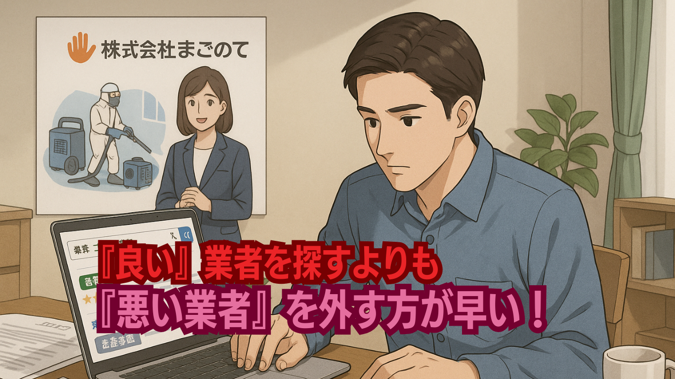 良いゴミ屋敷片付け業者とは