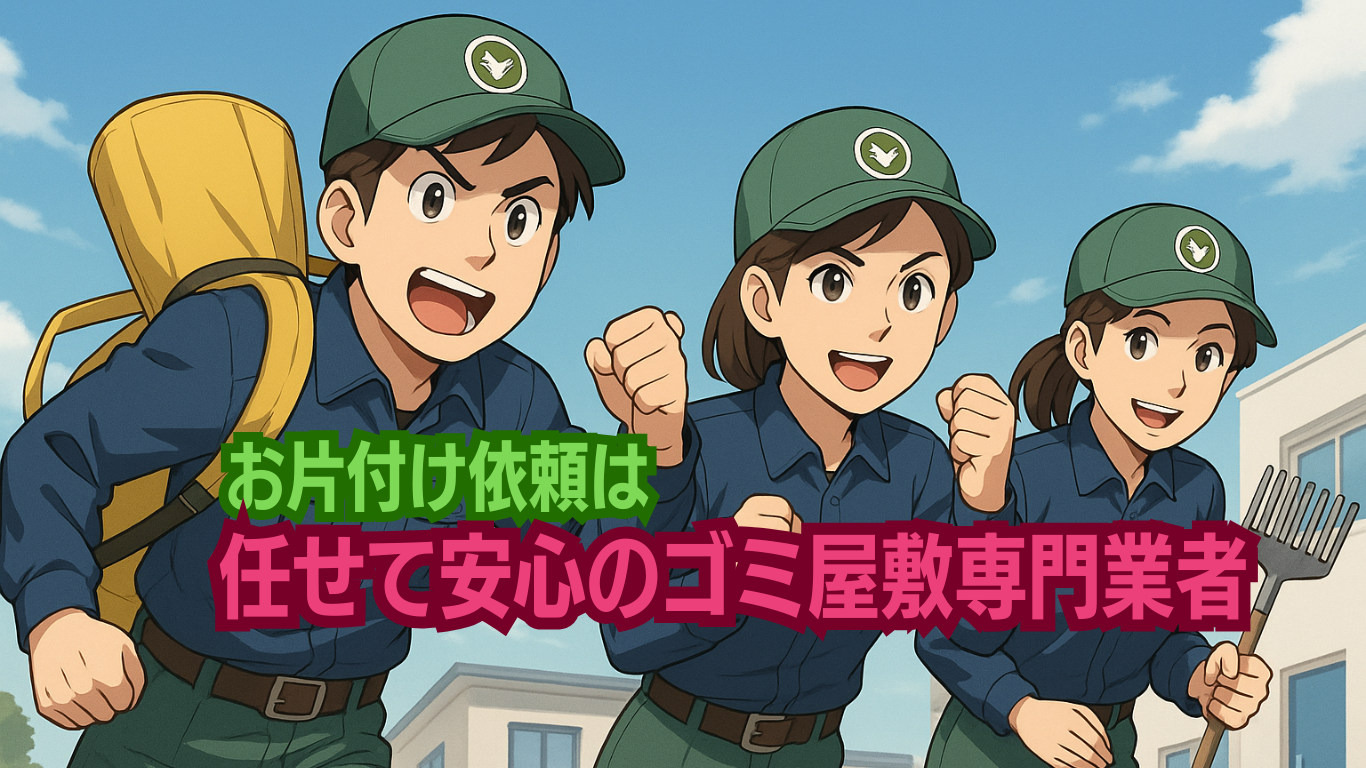 ゴミ屋敷片付けなら専門業者が安心
