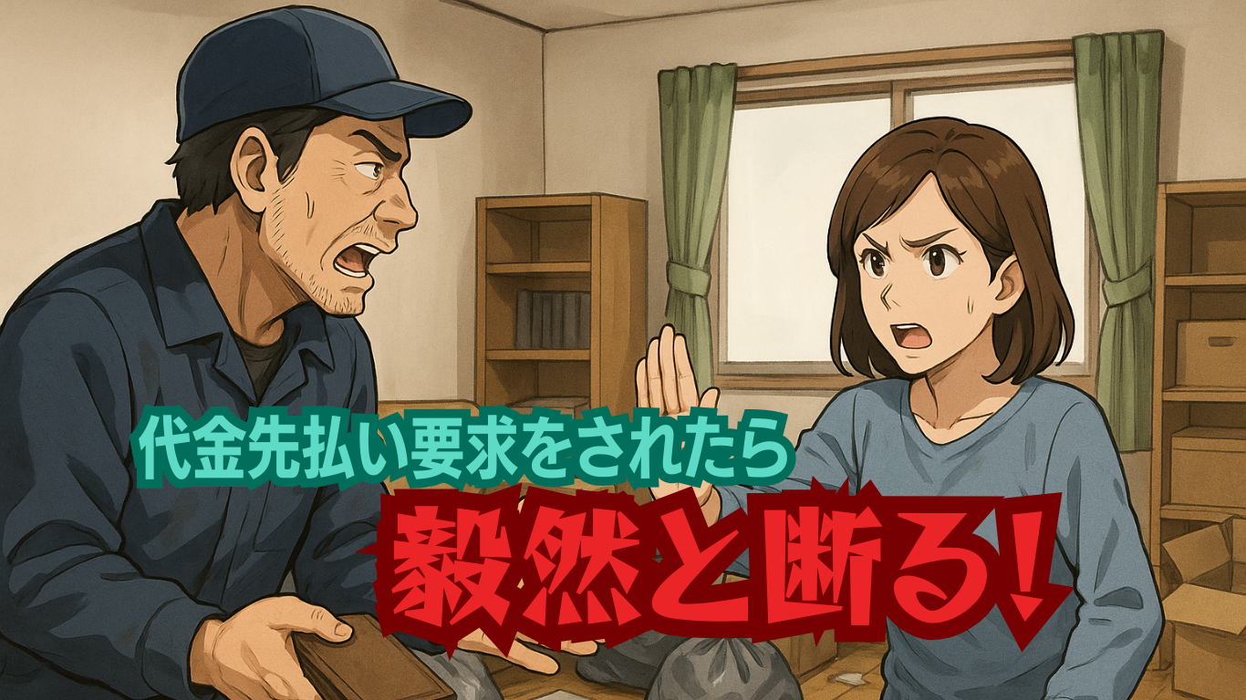 先払いと言われたら払わなければいい