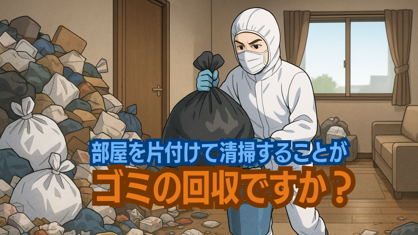 部屋の片付け業者のゴミ処理スキーム
