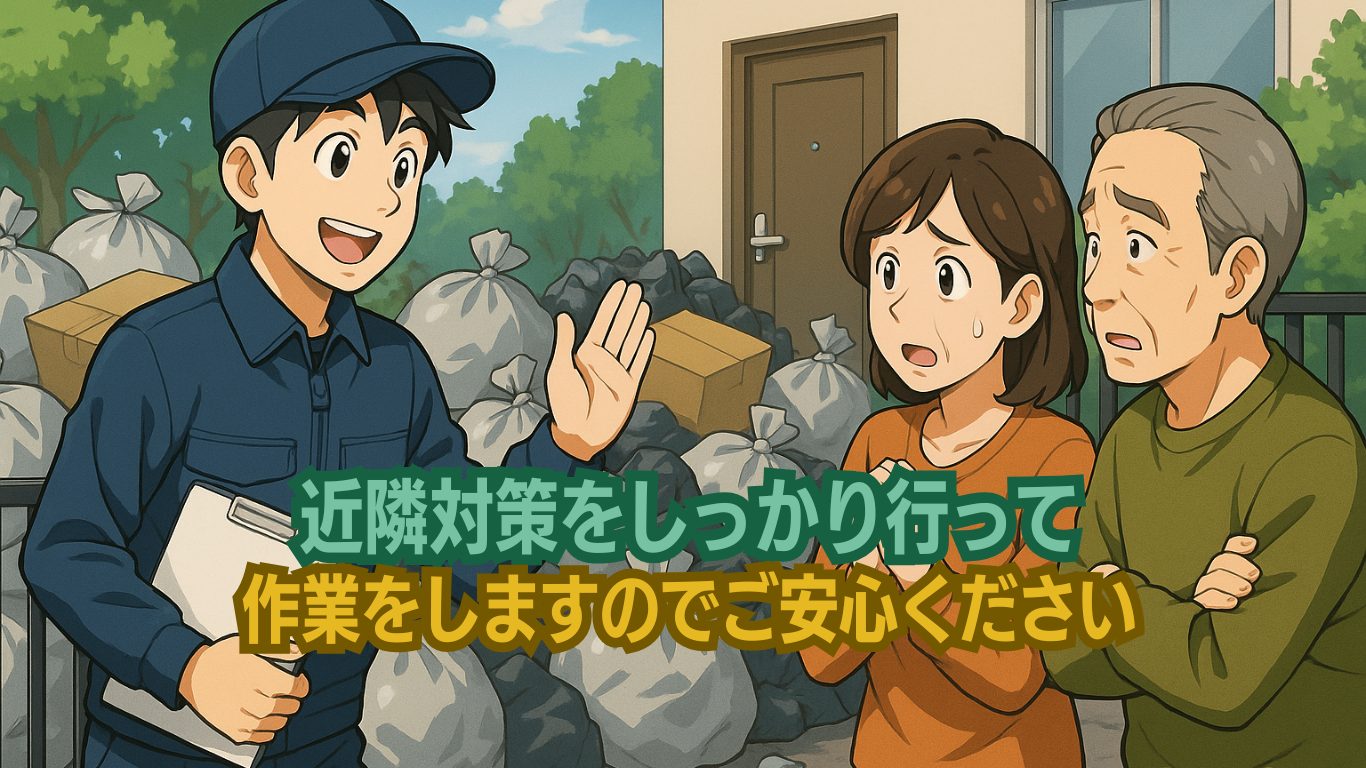 近隣対策も万全のまごのて