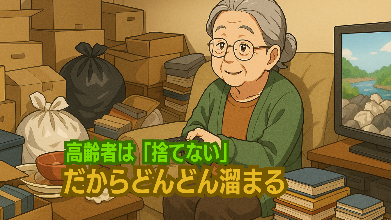捨てないからゴミ屋敷化する