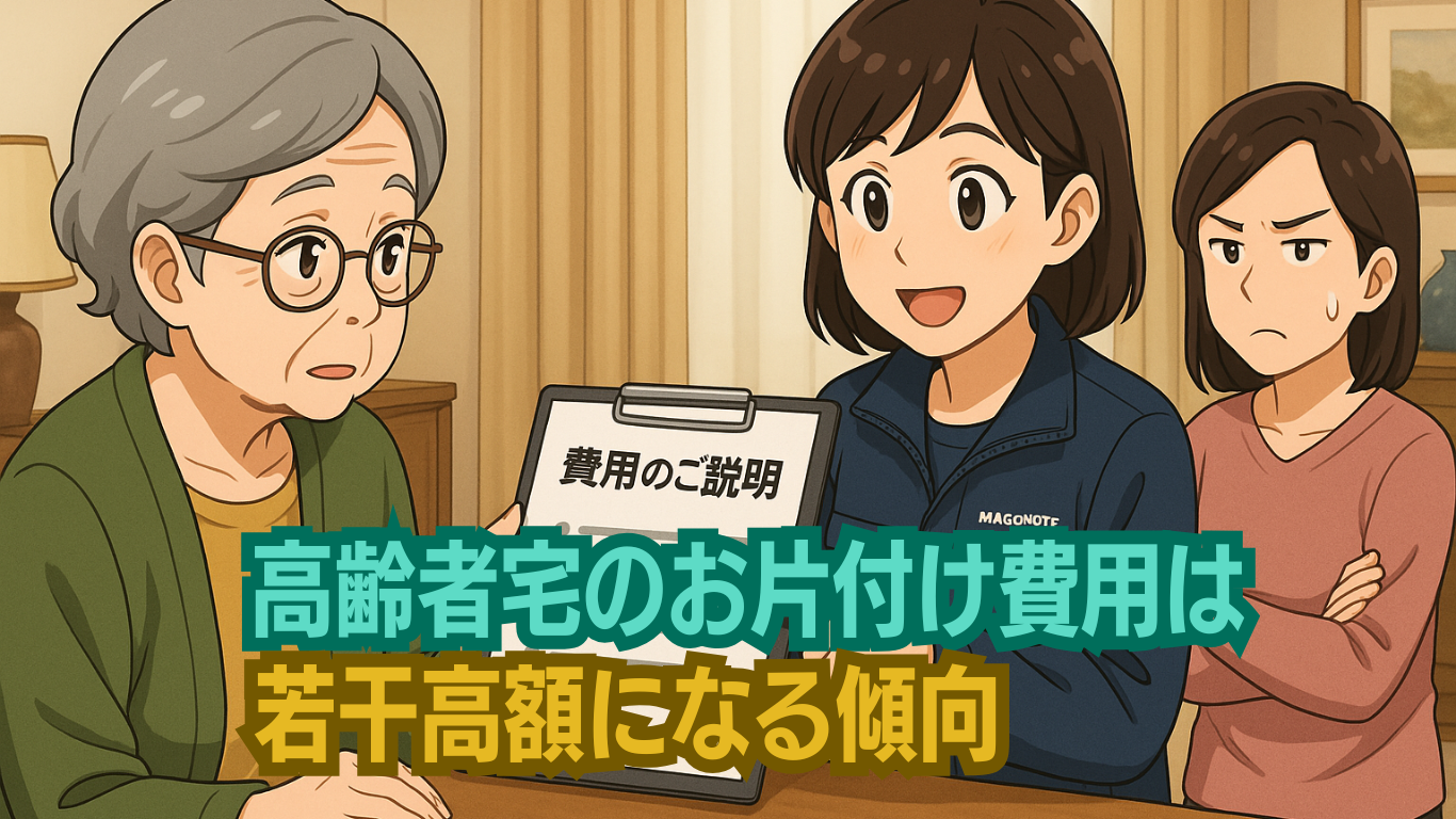 実家のお片付け参考料金