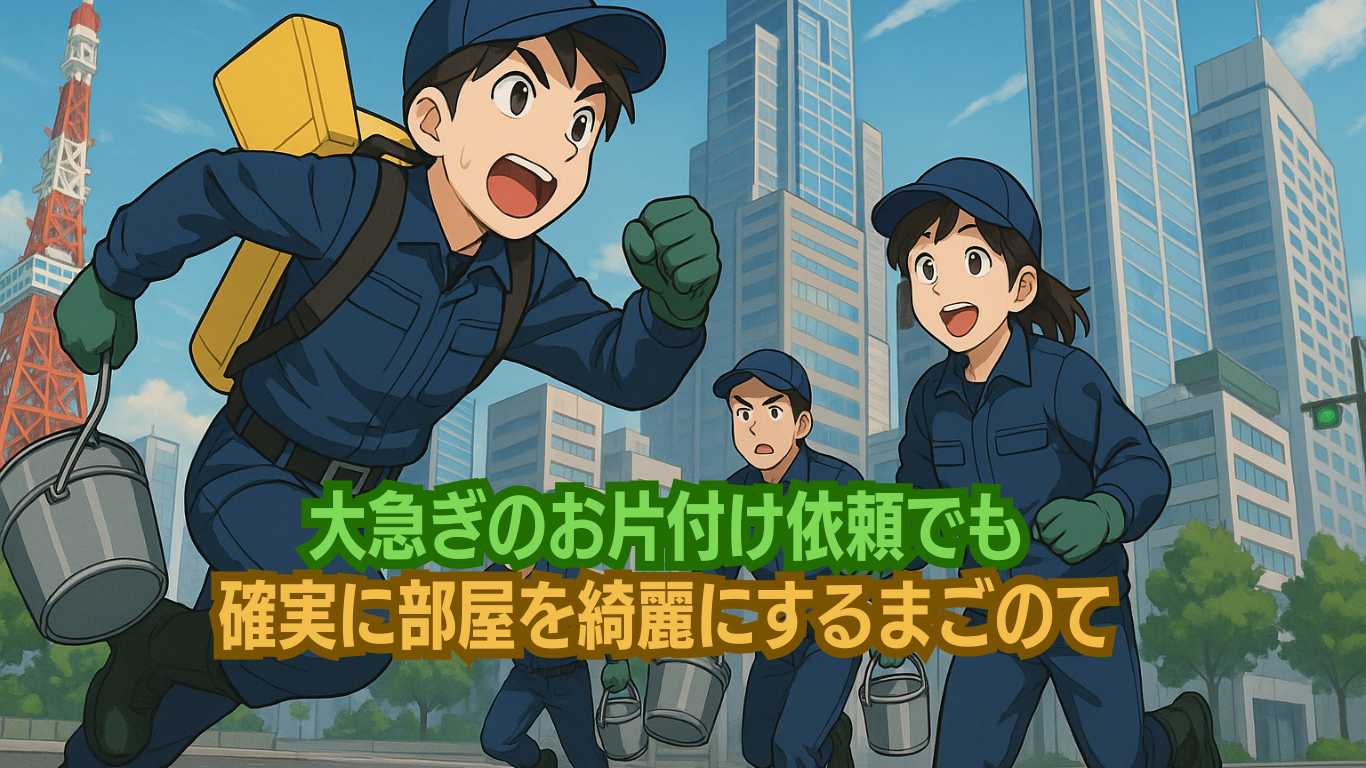 大急ぎのゴミ屋敷片付けでも完璧に仕上げるまごのて