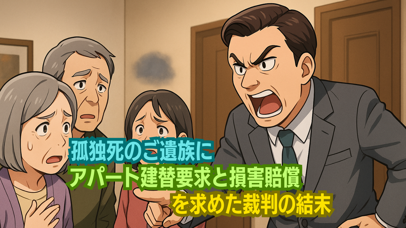 アパートで孤独死