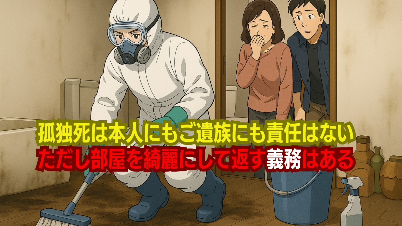 孤独死は善管注意義務違反ではない