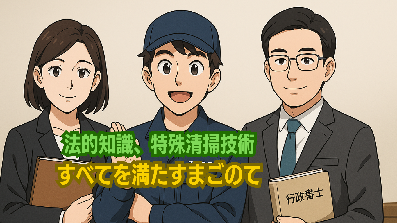 知識も技術も長けてる特殊清掃業者