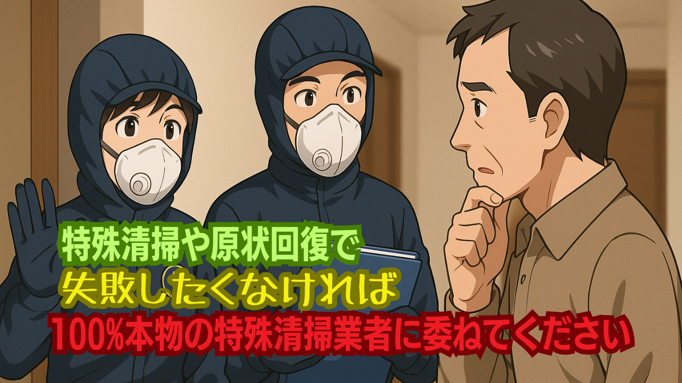 特殊清掃ならまごのてに100%委ねてください