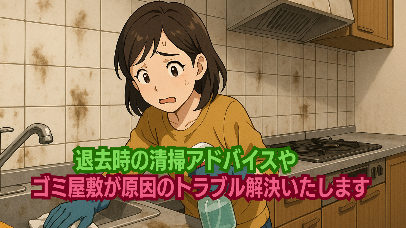 ゴミ屋敷のトラブル解決いたします