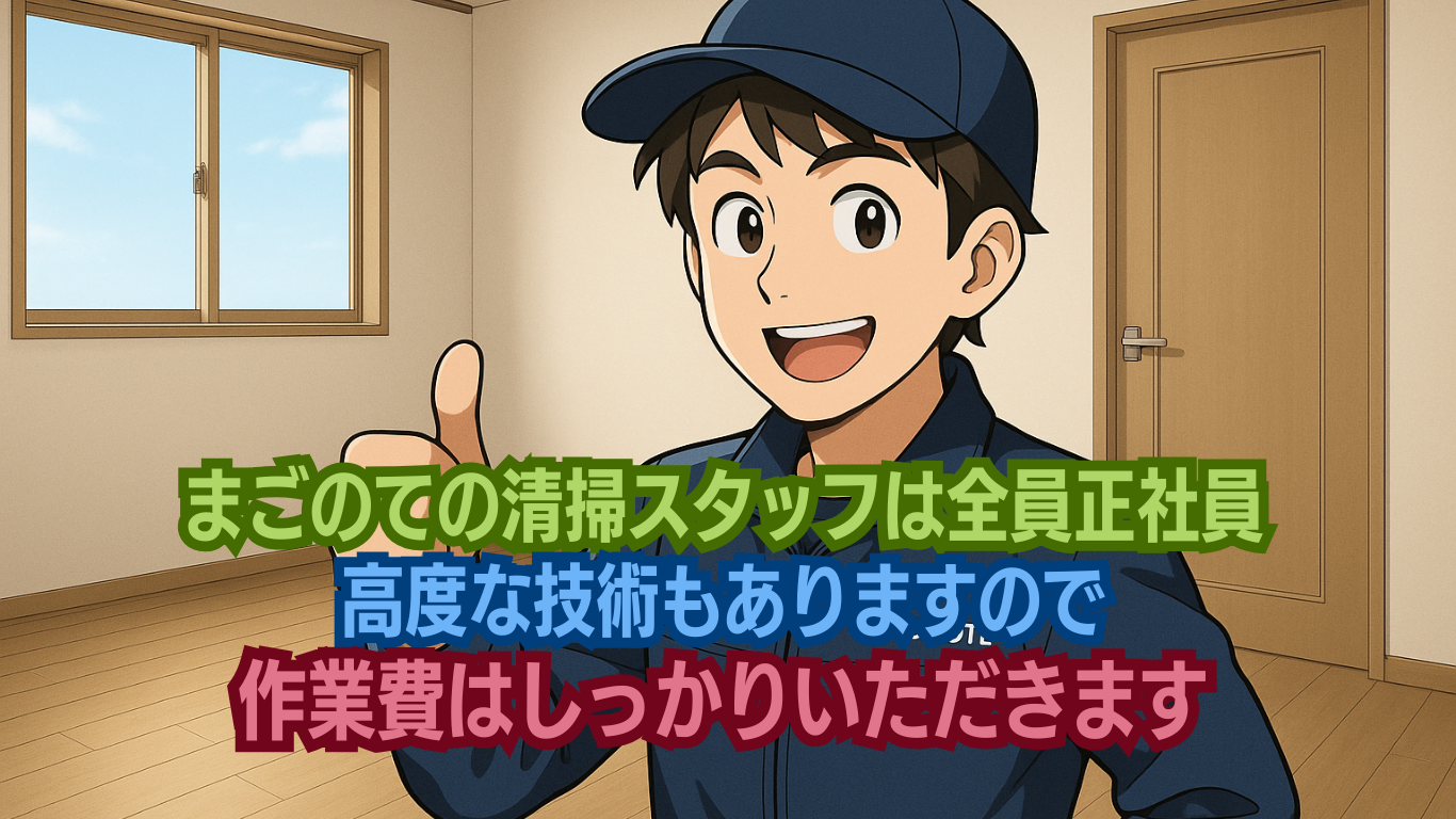 まごのてが作業費をしっかりもらう理由