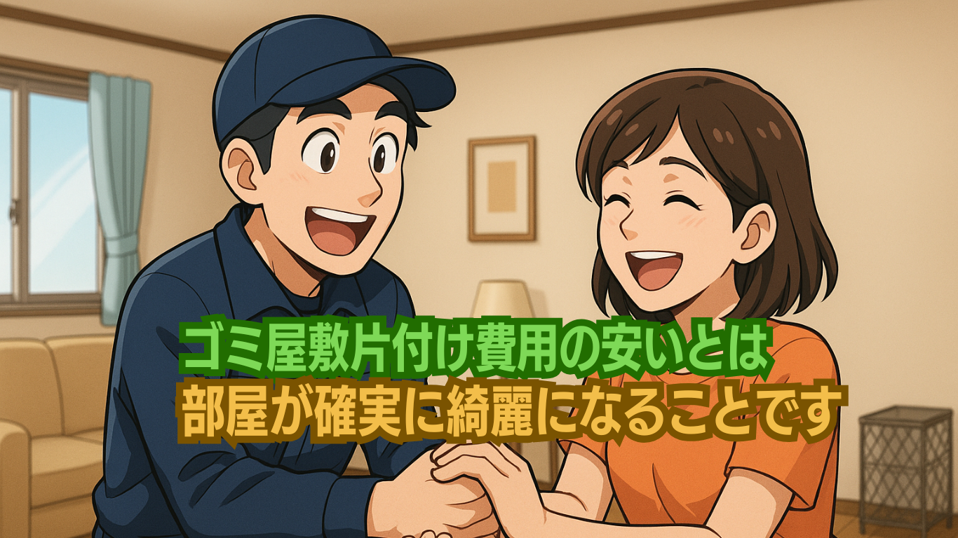 ゴミ屋敷片付けの本当の安さとはを知ってください