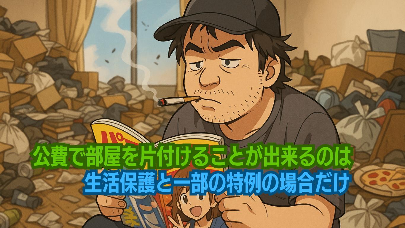 生活保護のゴミ屋敷片付け、東京都の場合