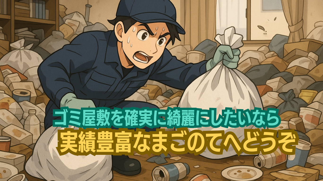 ゴミ屋敷片付け業者を相見積もりして失敗