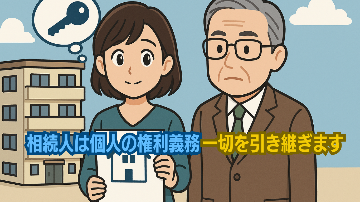 相続人は故人の権利義務一切を引き継ぐ