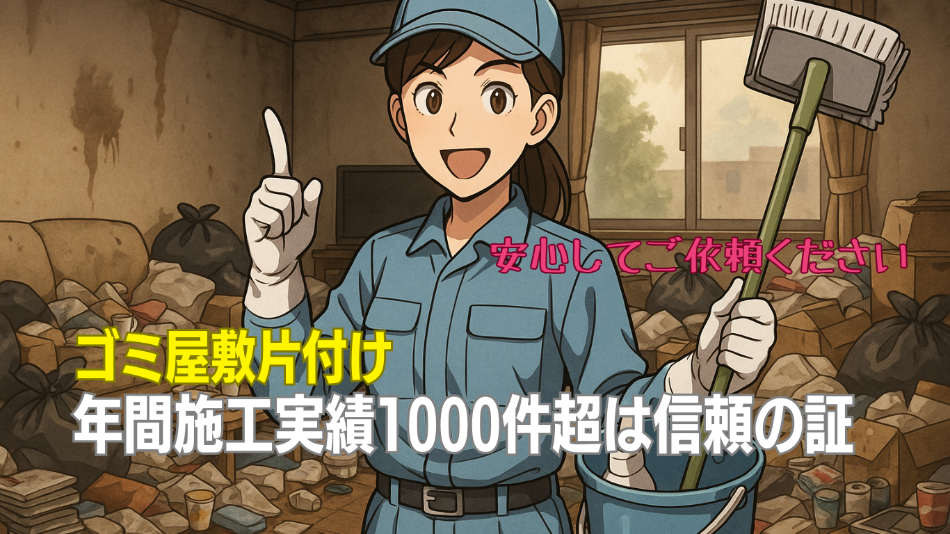 技術と心意気のあるゴミ屋敷のお片付け業者まごのて
