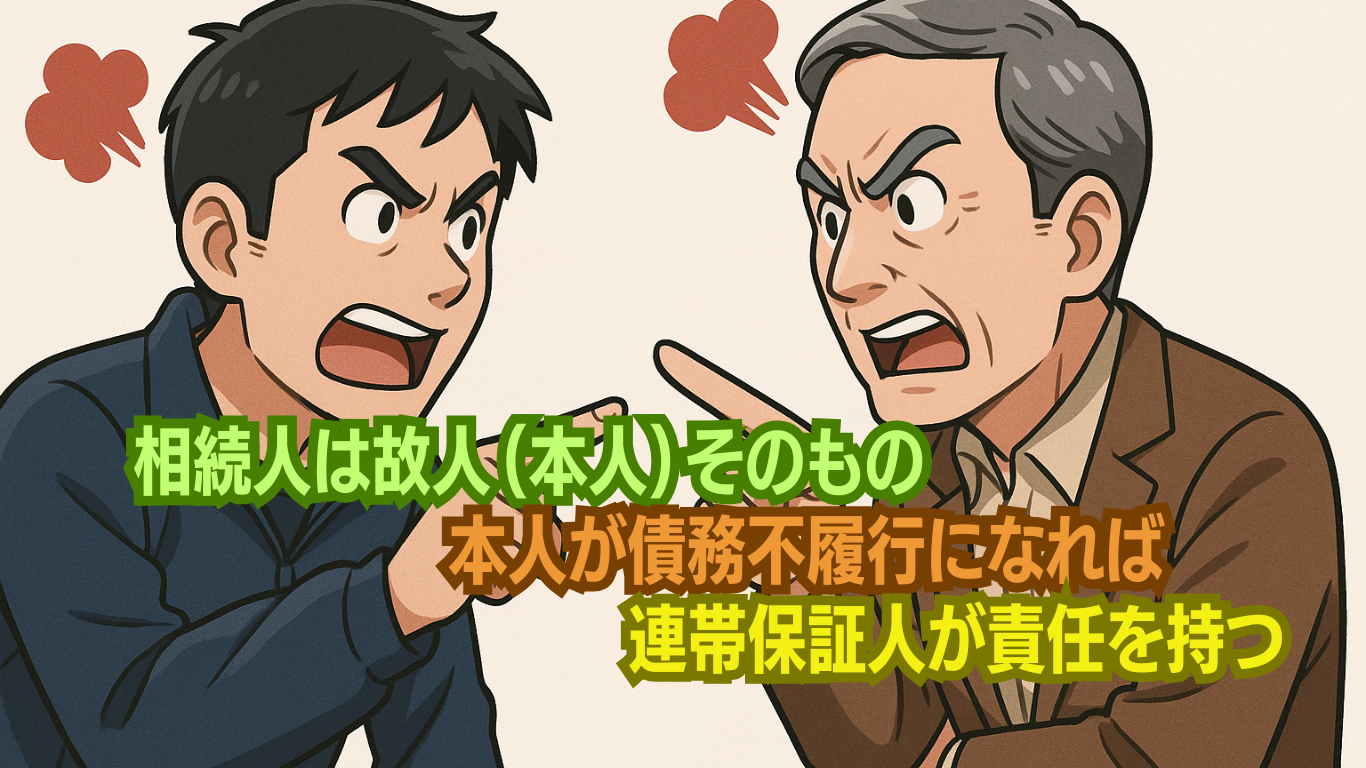 相続人は本人と同じ